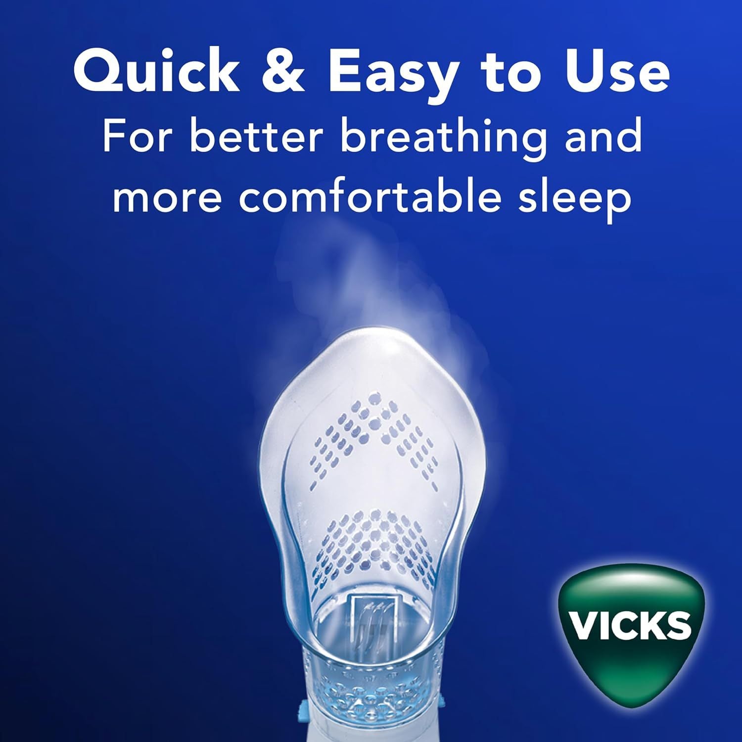 Vicks Personal Steam Inhaler For Relieving Congestion And Cough Soft Mask